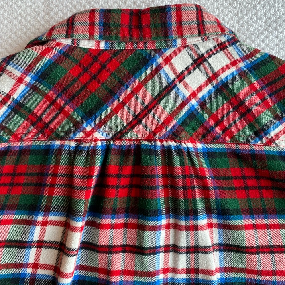 Lands’ End Flannel Shirt Size 16P - Picture 3 of 11